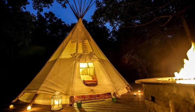 Magical Tipi Rental Perfect for a Glamping Getaway in the Missouri Ozarks