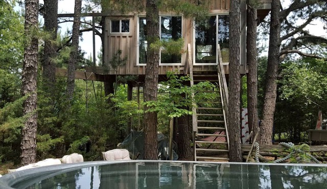 Magical Tree House Rental Nestled in the Woods on Farm Retreat near St. Louis, Missouri