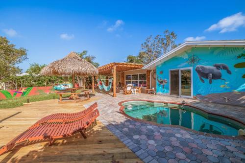 Magical Waterfront Cove with Pool, Dock, Boat Slip & Magic Garden