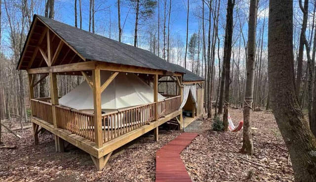 Magical Woodsy Glamping minutes from Stone Mountain, NC
