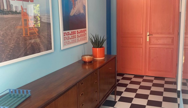 Magnificent village house with lush garden 5 minutes walk from the beach