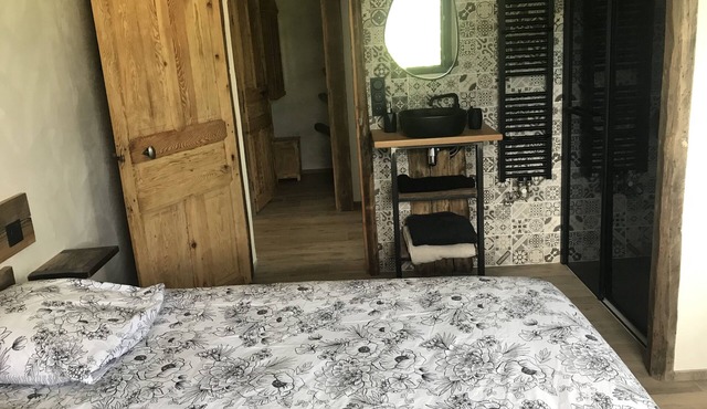 magnificent accommodation on the ground floor of a chalet