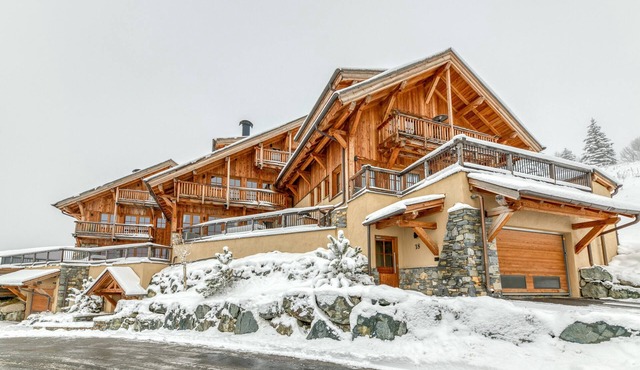 Magnificent Apartment Le Taillefer with Mountain View, Balcony, Ski-In/Ski-Out