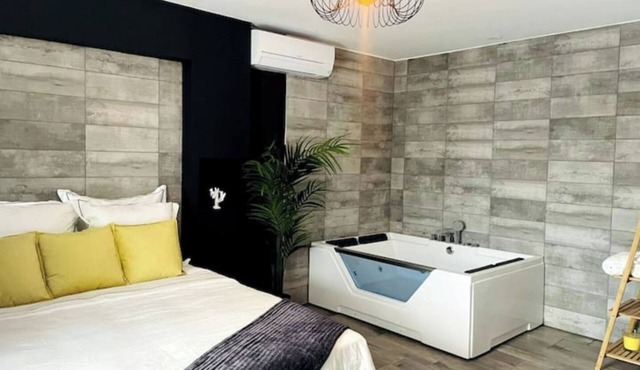 Magnificent apartment with whirlpool bath.