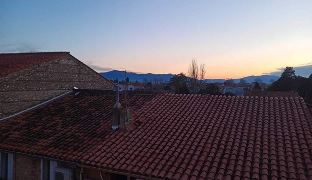 Magnificent duplex with panoramic view of the Canigou mountains