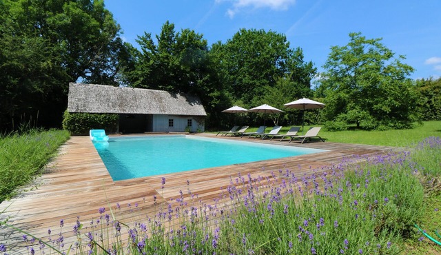 Magnificent, traditional stone property with 14m long pool set in nature