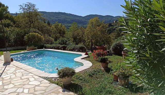 Magnificent villa with swimming pool and mountain view