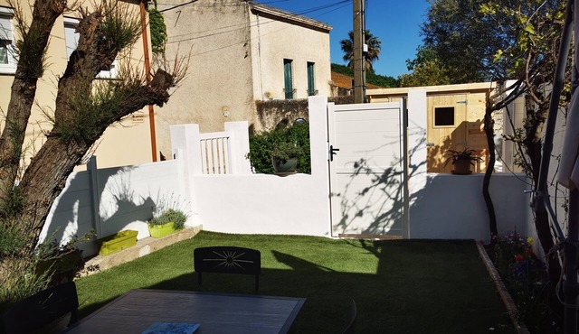 Magnificent gîte T2, 50 m2, shady garden, quiet, near pond and cures