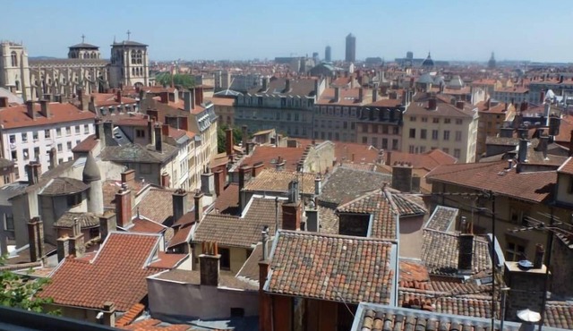 Magnificent house with 180° view and garden in the heart of Vieux Lyon/9 pers