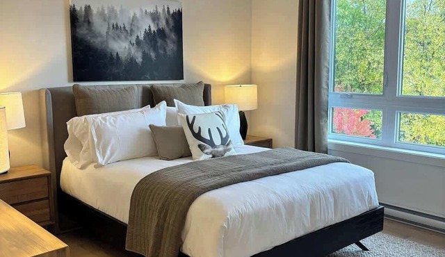 Magnificent luxury condo located in Mont-Tremblant. In the heart of the village