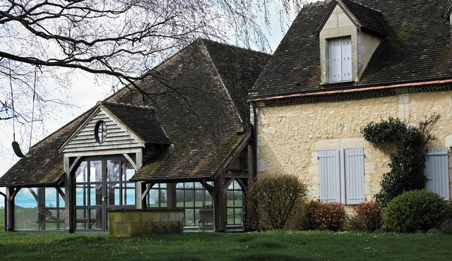 Magnificent Perche house, heated swimming pool, garden with panoramic view