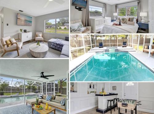 Magnificent Pool House in the Heart of Tampa - Sleeps 10