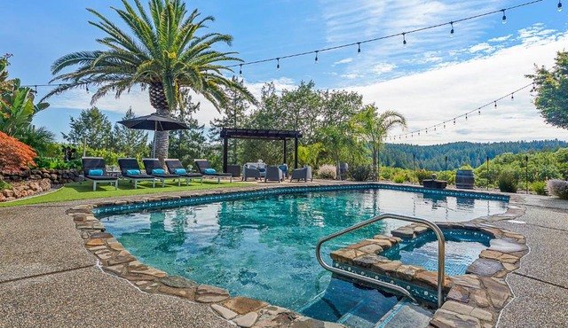 Magnificent Sonoma Farm House - 4-5 bedrooms, pool, hot tub, Vineyard, working farm - pick your own fresh fruit,