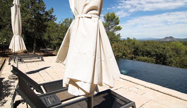 Magnificent View with a Pool Near Aix-En-Provence.