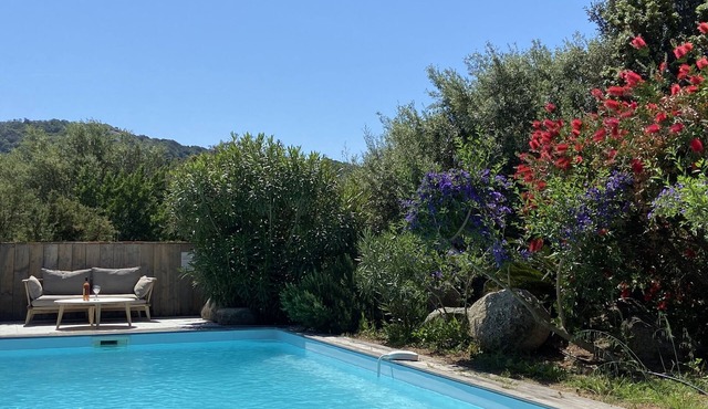 Magnificent villa with sunny private pool, near Bonifacio.