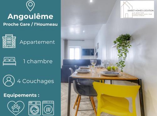 Magnifique appartement Parking privé inclus rénové 2025 I L'Houmeau