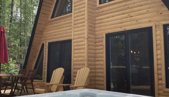 Magnifique Chalet A-frame au Bord de la Riviere St-maurice
