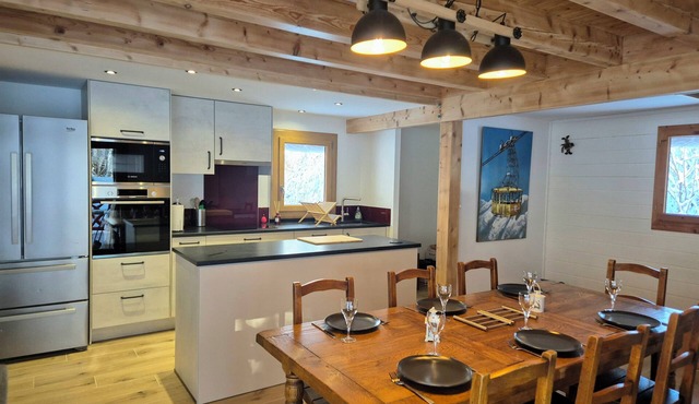 Magnifique chalet Nordique à La Féclaz - Idéal pour 6 personnes