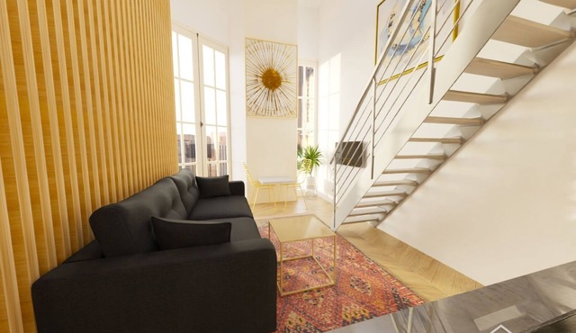 Magnifique Loft sur 2 Niveaux Comédie/Gare