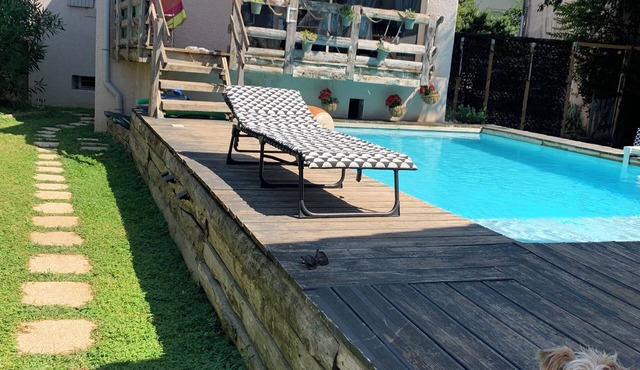 Magnifique maison au calme 140 m2 entre Drome & Ardèche piscine & parking privé