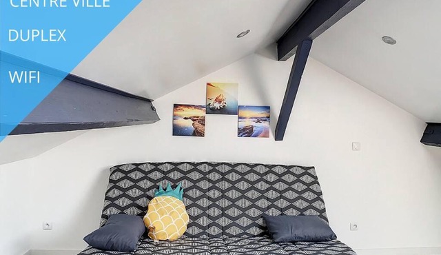 MAGNIFIQUE T1 DUPLEX CENTRE VILLE TOUT CONFORT