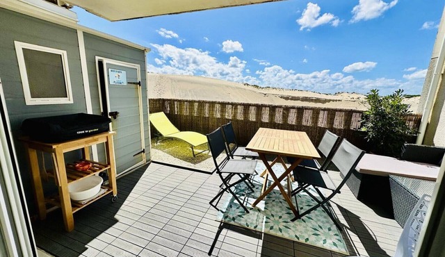 Magnifique T2 avec Terrasse avec vue imprénable sur la Dune Océane (210)