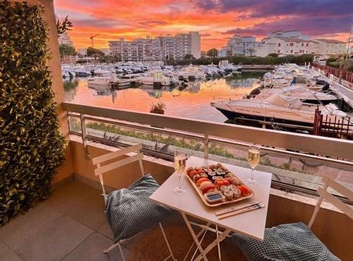 Magnifique T2 au calme avec une superbe vue sur le port