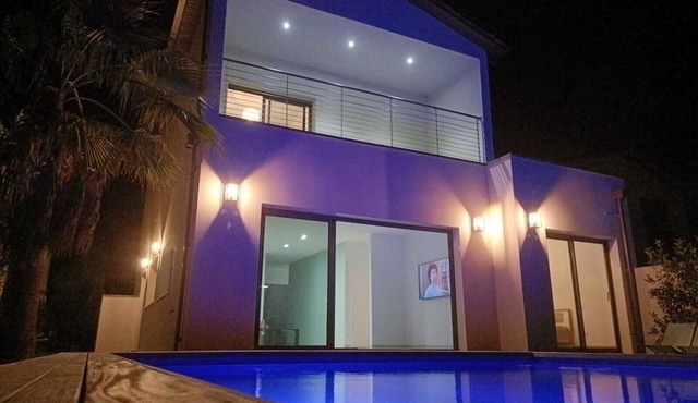 Magnifique Villa Avec Piscine à 15m des Plages la Grande Motte/Hammam spa