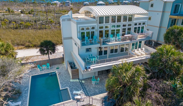 Magnolia: 7 BR Beachfront Home - Pet Friendly, Priv. Pool, Sleeps 24!