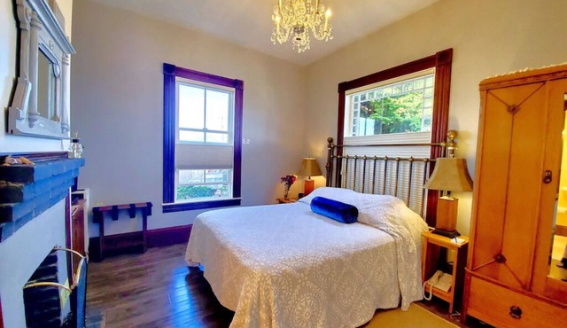 Main Floor - Historic House - Double Shower - Fireplace