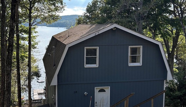 Maine Lakefront Retreat with Dock & Stunning View
