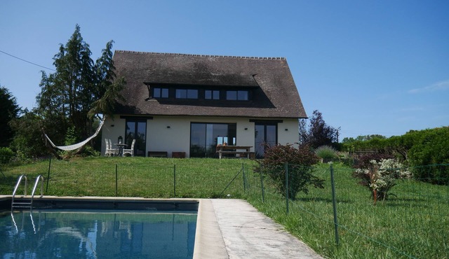 Maison de Campagne Avec Piscine-10km de Deauville