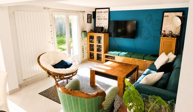 Maison 8p avec jardin, 2 salons & parking