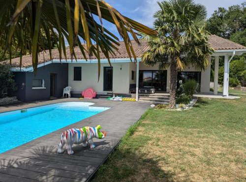 Maison élégante avec piscine privative, jardin clos et animaux admis - FR-1-653-279