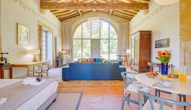 Maison 1 chambre, piscine, Vérac