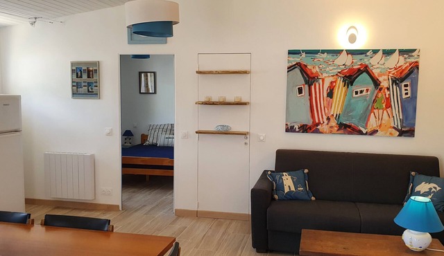Maison 2/4 Pers Avec Terrasse et Jardin 500m Plage