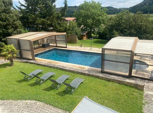 Maison 3 chambres, 3 SdB, terrasse, piscine, spa