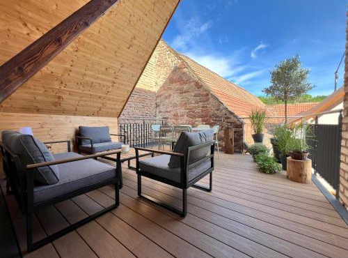 Maison 3 chambres et terrasse idéale couple d'amis