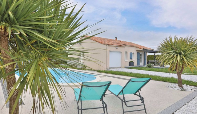 Maison 3 chambres avec piscine, Talmont St Hilaire