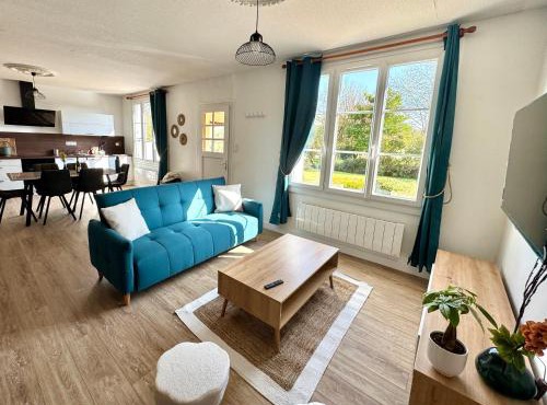 Maison 6 personnes à 2 pas du Canal de Nantes à Brest