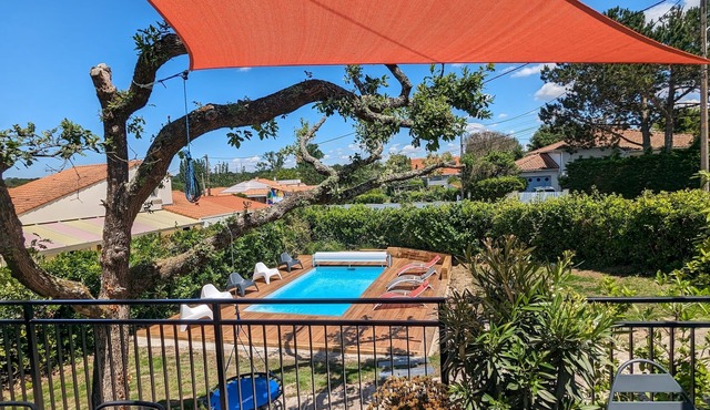 Maison 8/10 Pers/Piscine Chauffée/Saint Palais sur mer 400m Centre Ville