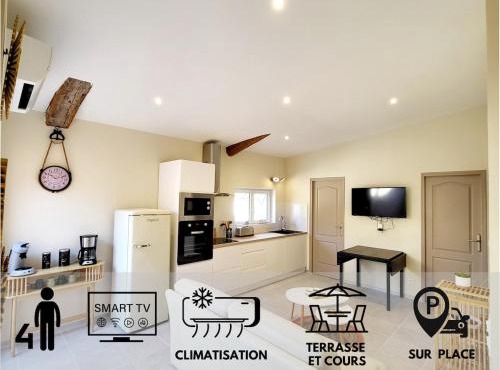 Maison au calme - Clim - Wi-Fi - terrasse et cours