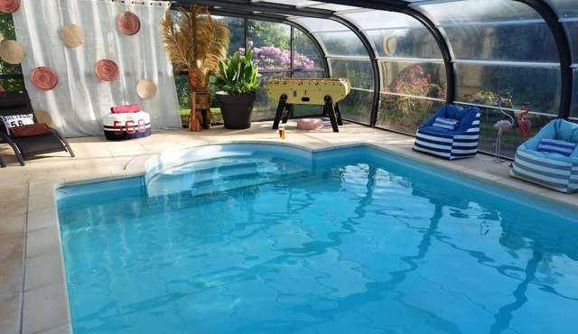 Maison Avec Piscine Couverte et Chauffée et Pergola Bioclimatique de 30m²