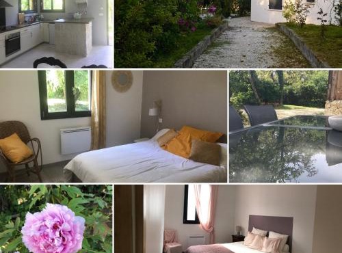 Maison avec jardin dans village