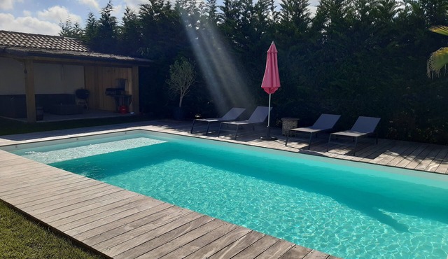 Maison Avec Piscine Chauffée Sécurisée à Moins de 10 min des Plages