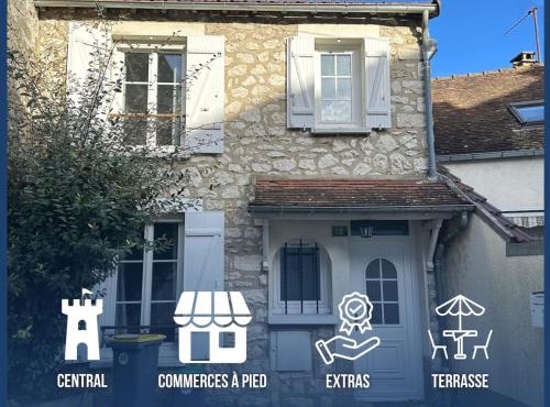 Maison avec terrasse - Centre Historique de Moret
