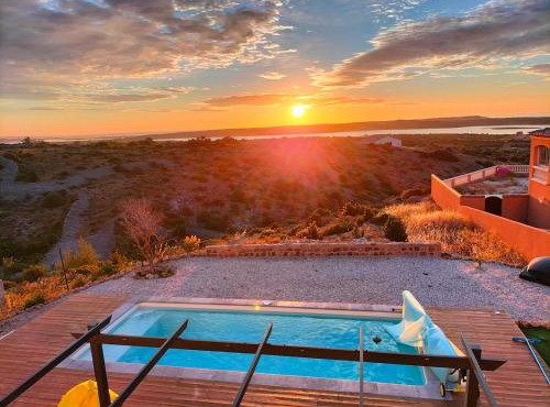 Maison avec vue sur la mer et avec piscine à Fitou