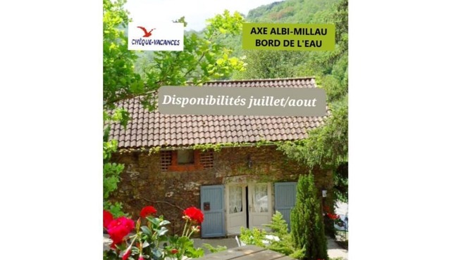 Maison axe Albi-millau au Bord de l 'eau Proche Vallée du Tarn Avec Terrasse