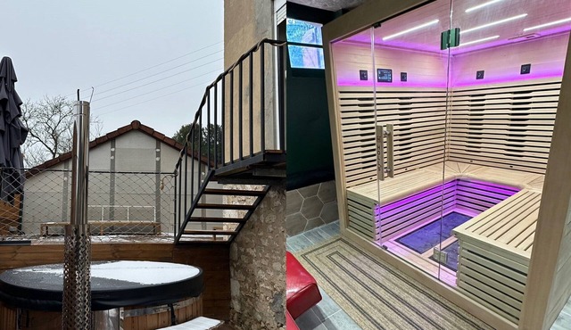 Maison Bien-être Avec Bain Nordique et Sauna
