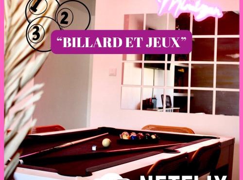 Maison Billard, Netflix et jeux par Ivona Vacances